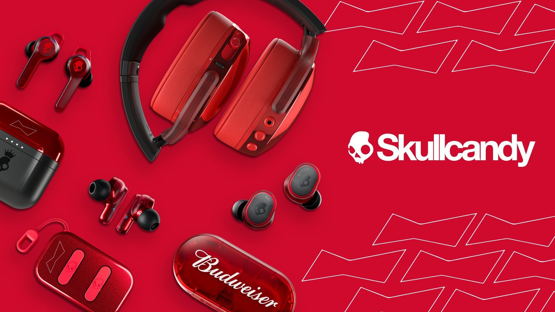 The New Skullcandy x Budweiser Collaboration is Red Hot – Review Geek