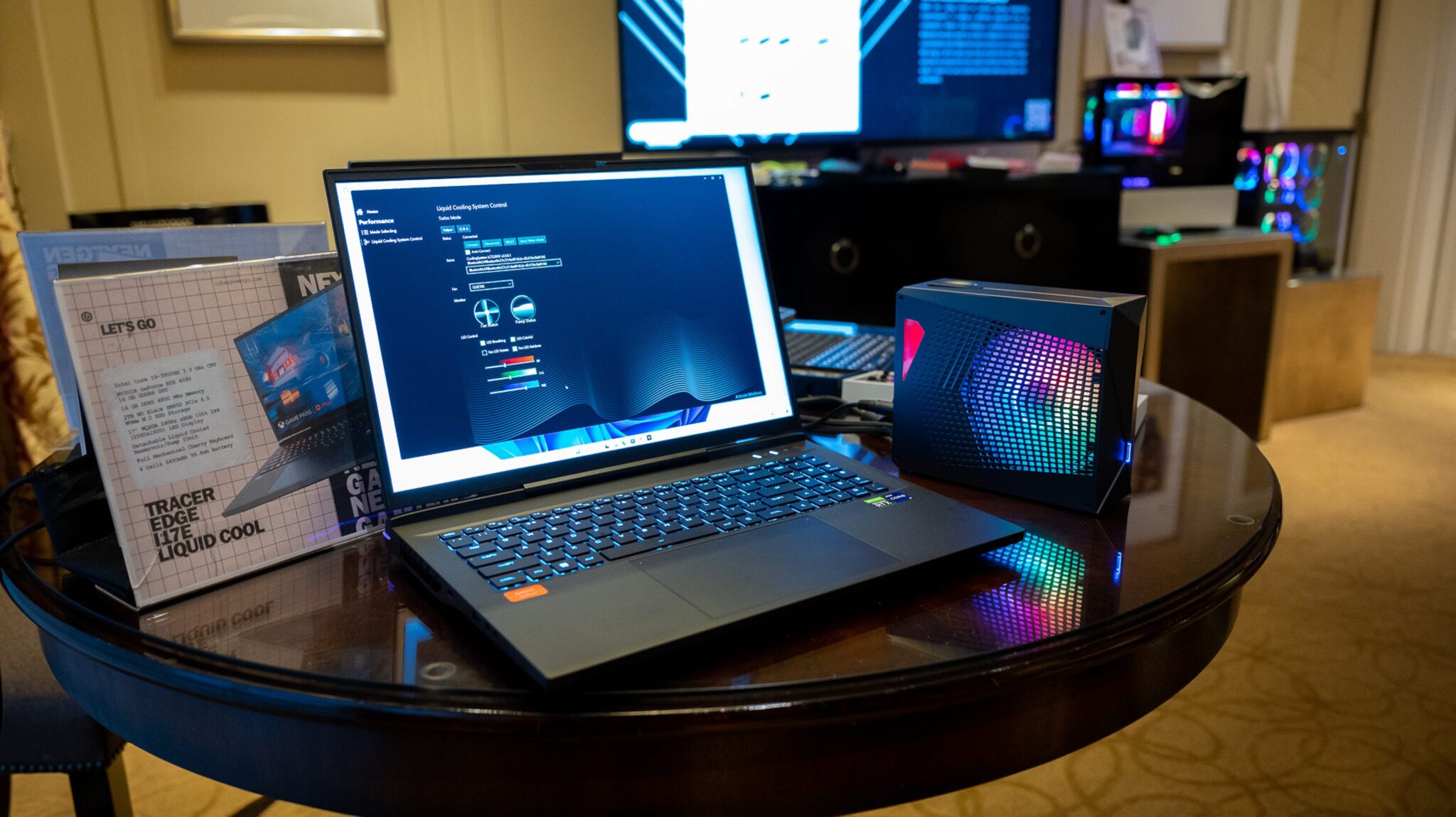 This New Gaming Laptop Has Detachable Liquid Cooling Green Shield